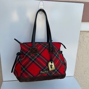 Vintage Dooney & Bourke Tartan Plaid Shoulder bag